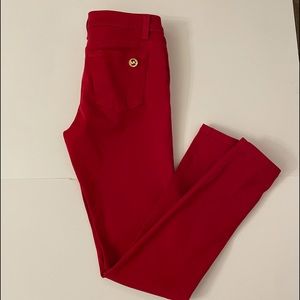 Michael Kors Skinny Red Jeans Size 2